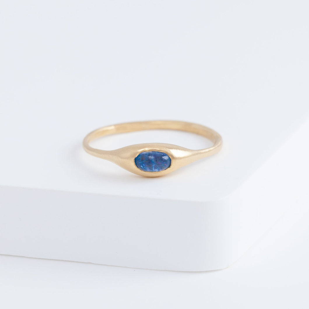 Yui aquamarine ring