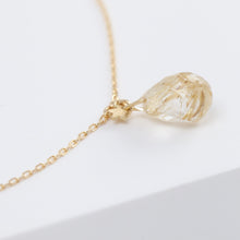 Load image into Gallery viewer, Smiley rutilated quartz briolette bracelet

