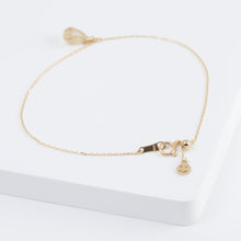 Load image into Gallery viewer, Smiley rutilated quartz briolette bracelet
