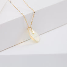Load image into Gallery viewer, Opal smiley necklace
