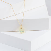Load image into Gallery viewer, Opal smiley necklace
