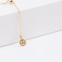 Load image into Gallery viewer, Opal smiley necklace
