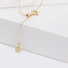 Load image into Gallery viewer, Opal smiley necklace

