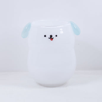 Blue Ears Dog Glass