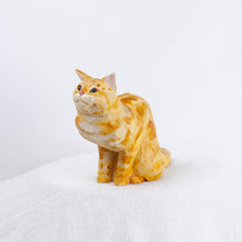 Load image into Gallery viewer, Ryoji Bannai - #2517 Orange American Shorthair sitting cat
