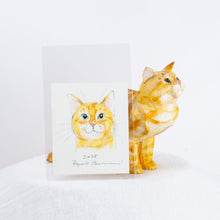 Load image into Gallery viewer, Ryoji Bannai - #2517 Orange American Shorthair sitting cat
