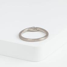 Load image into Gallery viewer, Unite white gold ring with radiant cut diamond
