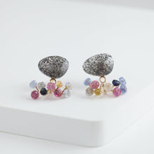 Load image into Gallery viewer, Fairy graphite in quartz and mixed stone earrings [Limited Edition]
