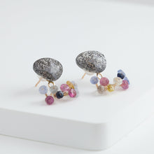 Load image into Gallery viewer, Fairy graphite in quartz and mixed stone earrings [Limited Edition]
