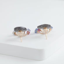 Load image into Gallery viewer, Fairy graphite in quartz and mixed stone earrings [Limited Edition]
