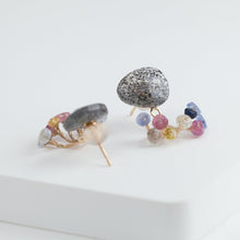 Load image into Gallery viewer, Fairy graphite in quartz and mixed stone earrings [Limited Edition]
