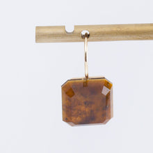 Load image into Gallery viewer, Doublet tiger&#39;s eye hook earrings
