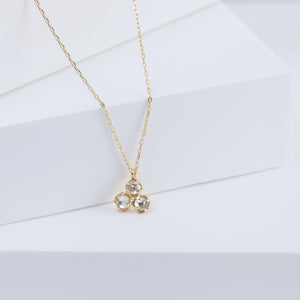 Enfold triple briolette necklace