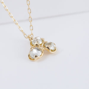 Enfold triple briolette necklace