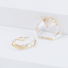 Load image into Gallery viewer, Hexagon flat earrings mini
