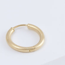 Load image into Gallery viewer, Large matte hoop earrings
