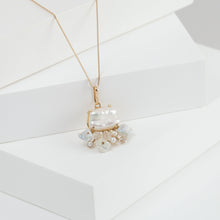 Load image into Gallery viewer, Fairy freshwater pearl and mixed stone pendant
