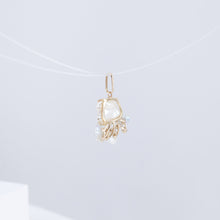 Load image into Gallery viewer, Fairy freshwater pearl and mixed stone pendant
