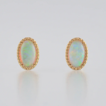[Special order - HY] Enfold diamond earring and Opal earring