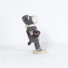 Load image into Gallery viewer, Fluffy - small Schnauzer doll
