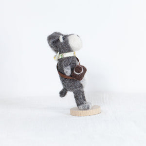 Fluffy - small Schnauzer doll