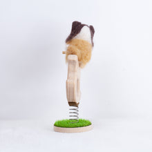 Load image into Gallery viewer, Fluffy - Collie Sheltie rocking horse doll
