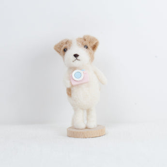 Fluffy - small Wire Fox Terrier doll