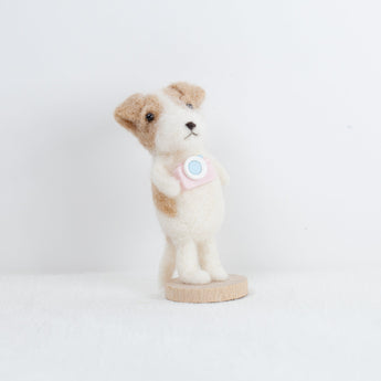 Fluffy - small Wire Fox Terrier doll