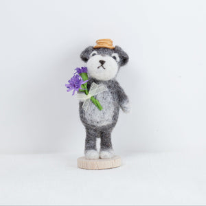 Fluffy - small Schnauzer doll