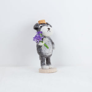 Fluffy - small Schnauzer doll