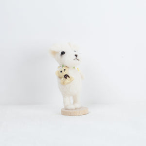 Fluffy - small Schnauzer doll