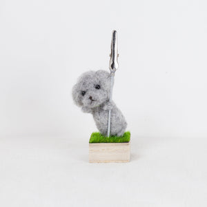 Fluffy - Poodle memo stand