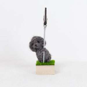 Fluffy - Poodle memo stand