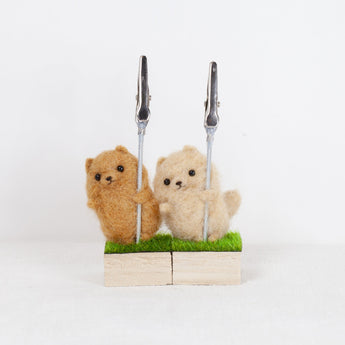 Fluffy - Pomeranian memo stand