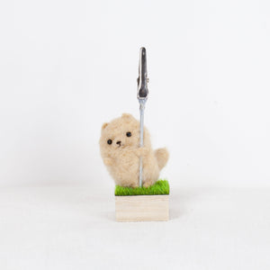 Fluffy - Pomeranian memo stand