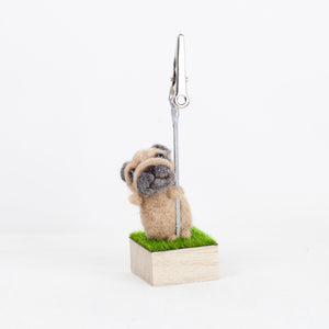 Fluffy - Pug memo stand