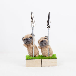 Fluffy - Pug memo stand