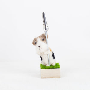 Fluffy - Wire Fox Terrier memo stand