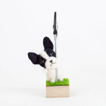 Fluffy - Boston Terrier memo stand