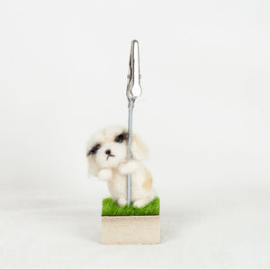 Fluffy - Shihtzu memo stand