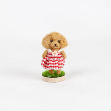 Load image into Gallery viewer, Fluffy - Poodle brooch pin with stand
