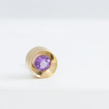 Load image into Gallery viewer, Spot amethyst studs
