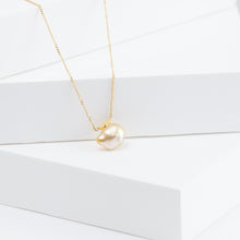 Load image into Gallery viewer, Medium gold baroque pearl necklace
