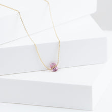 Load image into Gallery viewer, Band one-of-a-kind oval maraya garnet necklace
