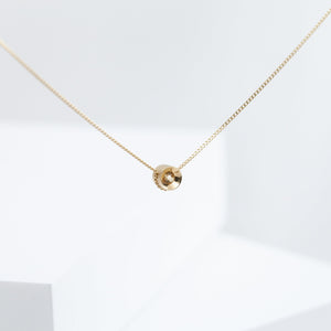 Spot citrine necklace