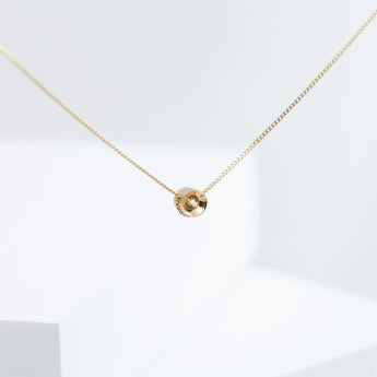 Spot citrine necklace