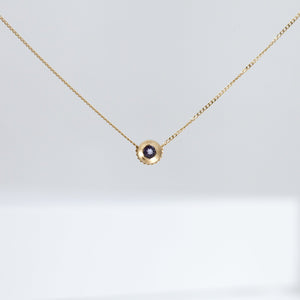 Spot tanzanite necklace