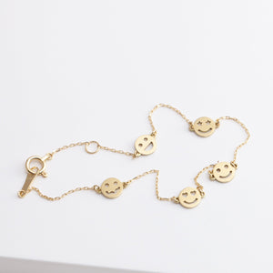 Five smiley bracelet