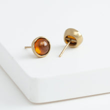 Load image into Gallery viewer, Gallery garnet studs
