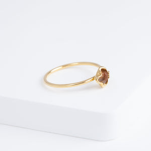 Enfold one-of-a-kind orange sapphire ring